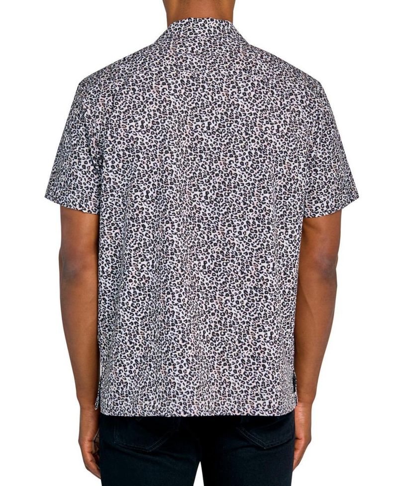 Men's Regular Fit Performance Stretch Short Sleeve Camp Shirt