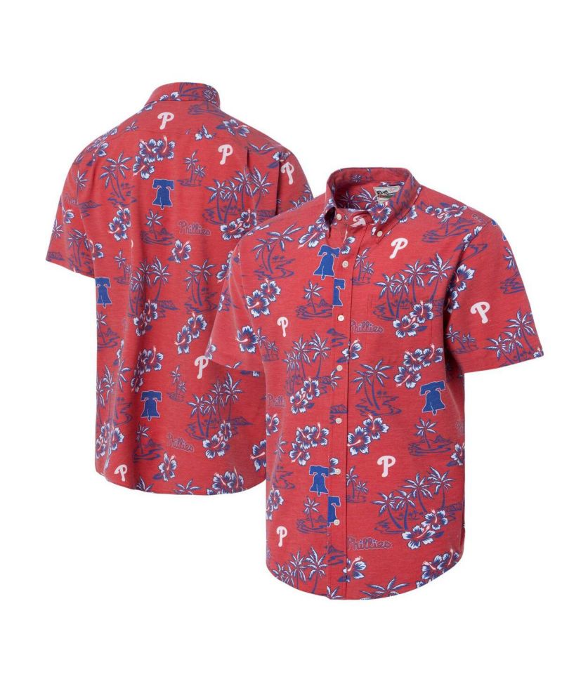 Men's Red Philadelphia Phillies Kekai Button-Down Shirt