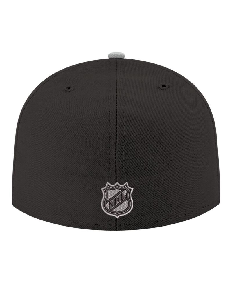 Men's Black Los Angeles Kings Core Logo Two-Tone 59FIFTY Fitted Hat