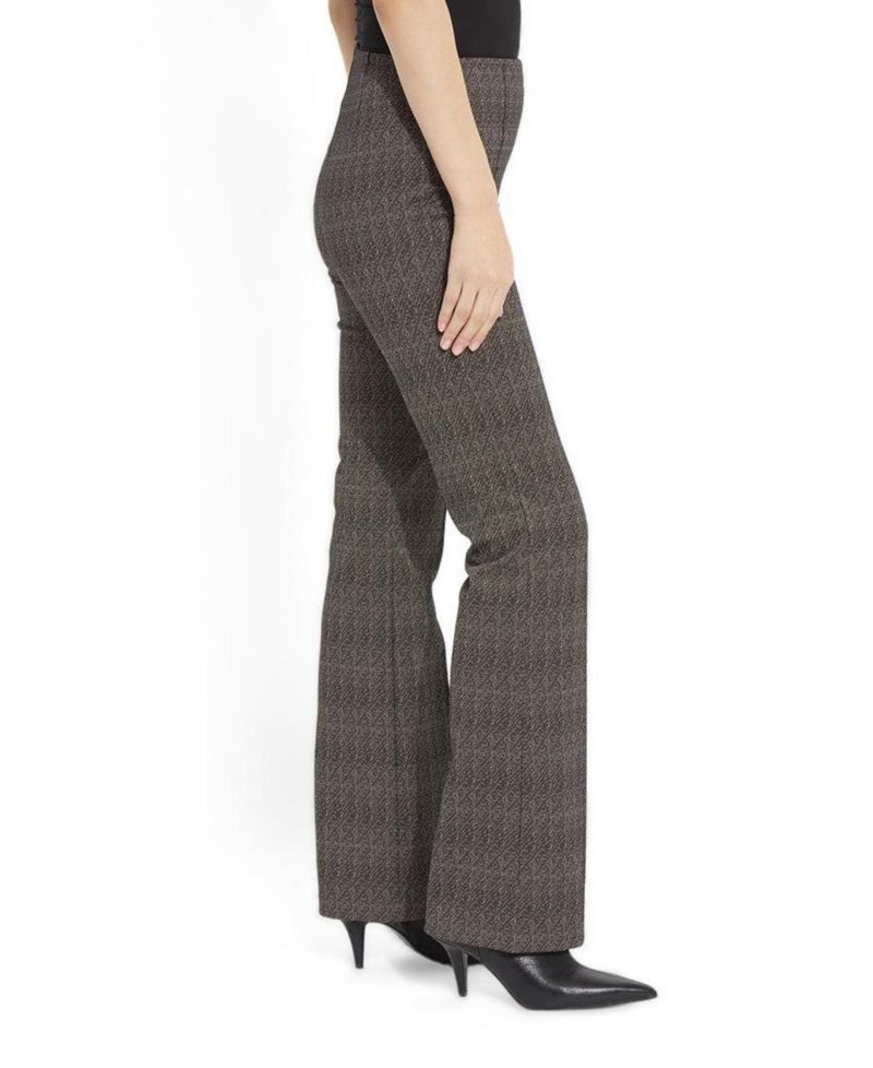 Women's Elysse High-Rise Wide-Leg Jacquard Pants