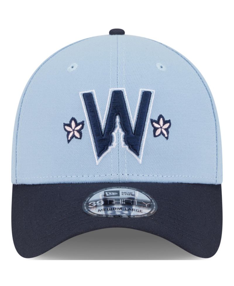 Men's Black Washington Nationals 2025 City Connect 39THIRTY Flex Hat