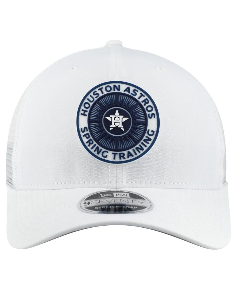Men's White Houston Astros 2026 Spring Training Fan Pack 9SEVENTY Adjustable Trucker Hat