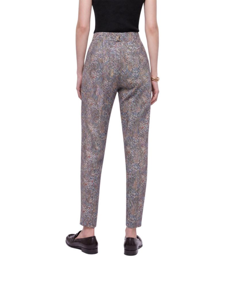 Women's Printed High Waist Trousers