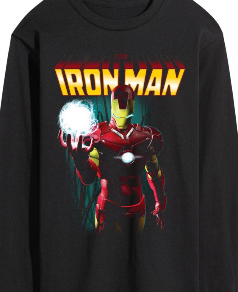 Men's Iron Man Long Sleeve T-Shirt