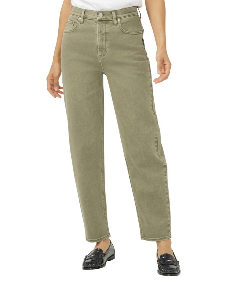Women's High Rise Slim Barrel Leg Jeans