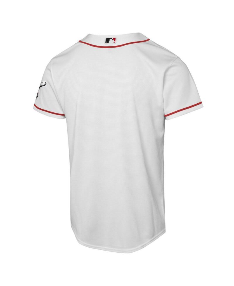 Big Boys and Girls White Cincinnati Reds Home Stadium Jersey
