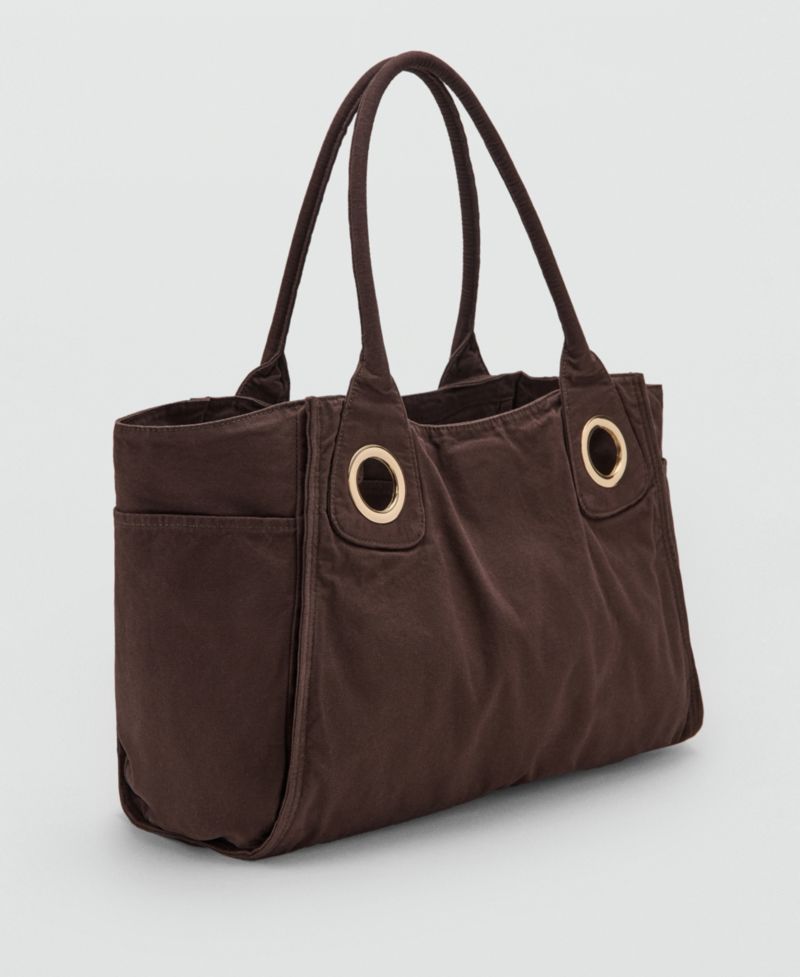 Women's Eyelets Canvas Bag