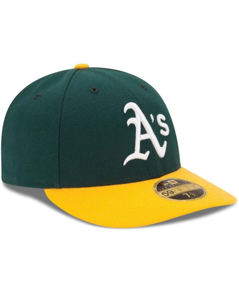 Men's Oakland Athletics Home Authentic Collection On-Field Low Profile 59FIFTY Fitted Hat