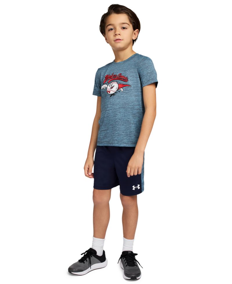 Boys' 2T-7 Crewneck T-Shirt and Shorts, 2-Piece Set