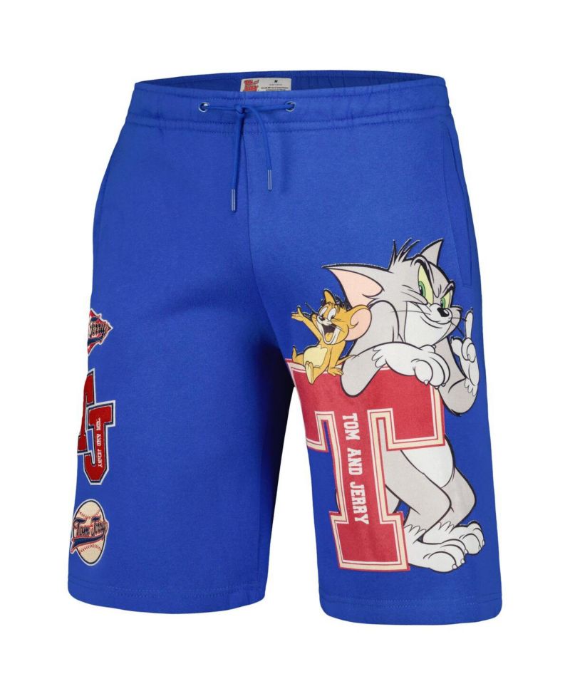 Men's Royal Tom and Jerry University Shorts