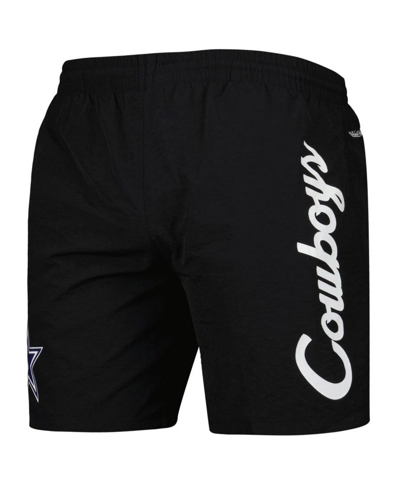 Men's Black Dallas Cowboys Team Essentials Nylon Shorts