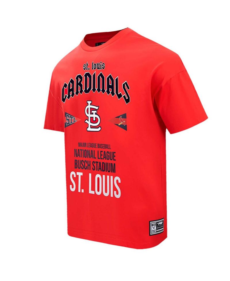 Men's Red St. Louis Cardinals Oversized City Tour T-Shirt