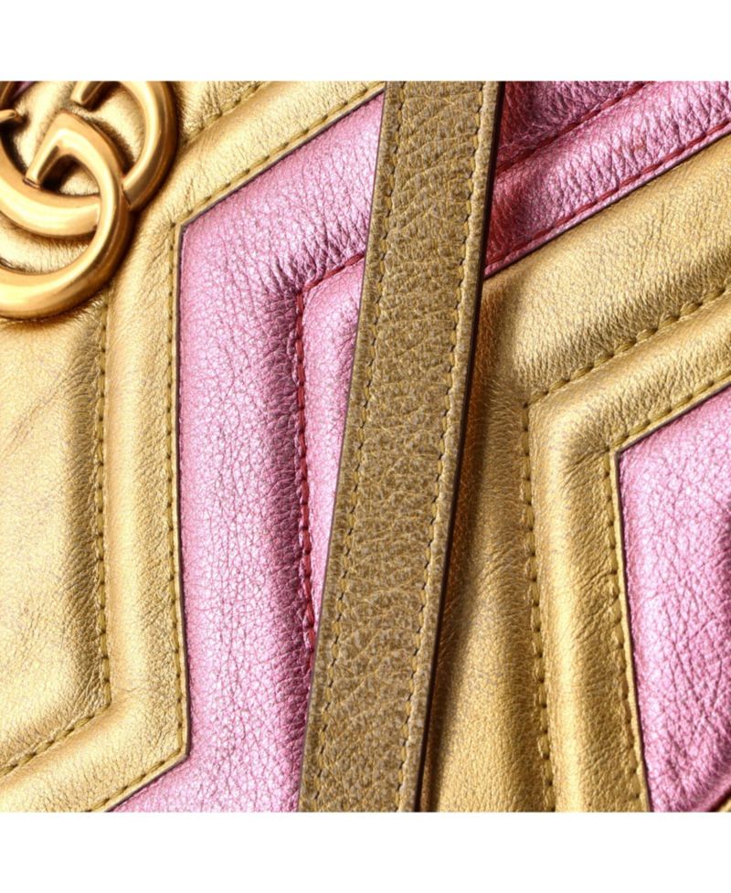 GG Marmont Mini Matelass&eacute; Leather Shoulder Bag