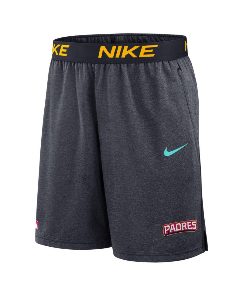 Men's Obsidian San Diego Padres 2026 City Connect Authentic Collection Dri-FIT Knit Shorts