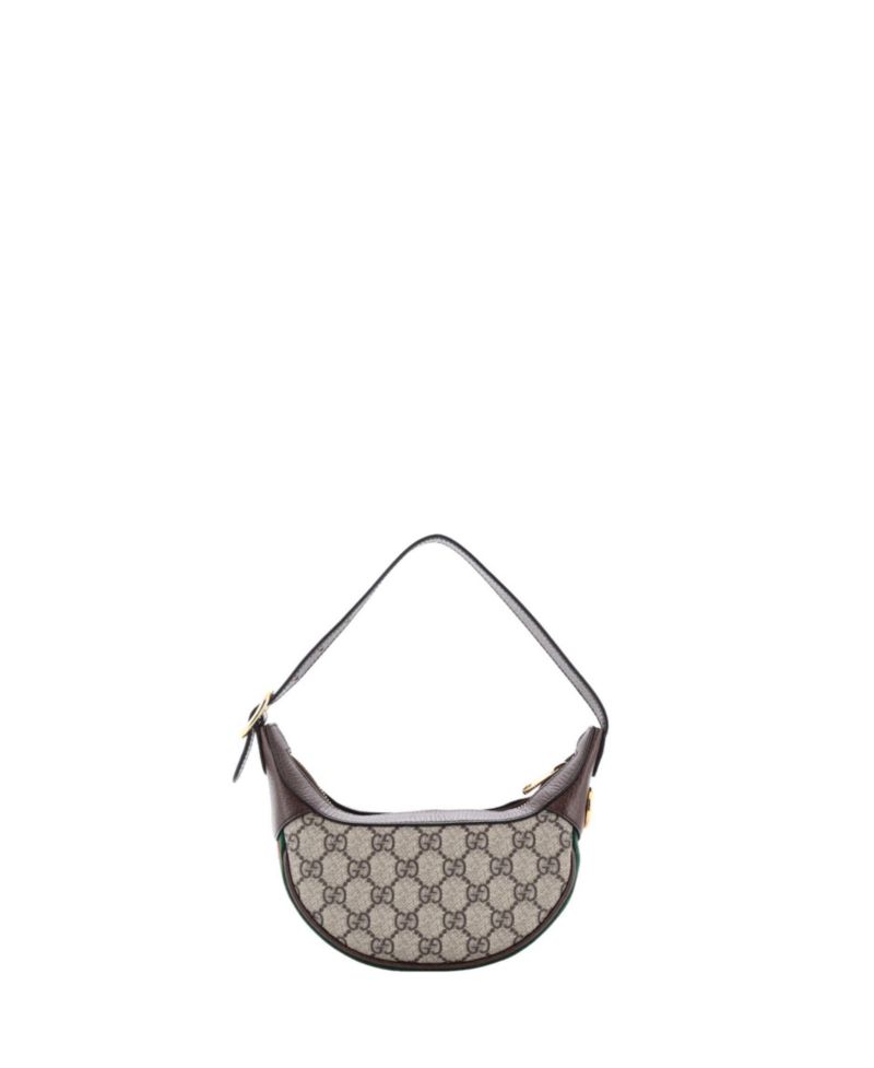 Mini Ophidia Half Moon Bag GG Coated Canvas