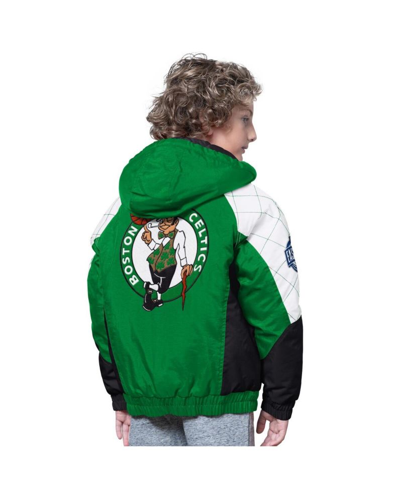 Big Boys and Girls Kelly Green/Black Boston Celtics All Time Pro Jr. Full-Zip Jacket