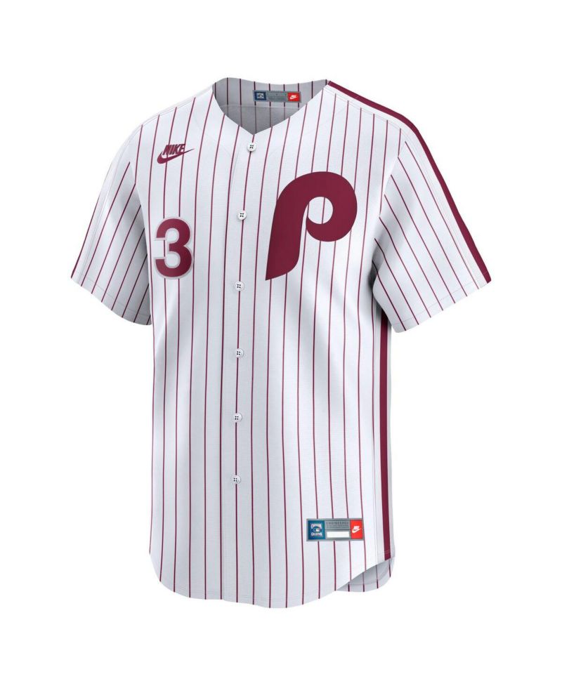 Men's Bryce Harper White Philadelphia Phillies Cooperstown Collection Limited Jersey