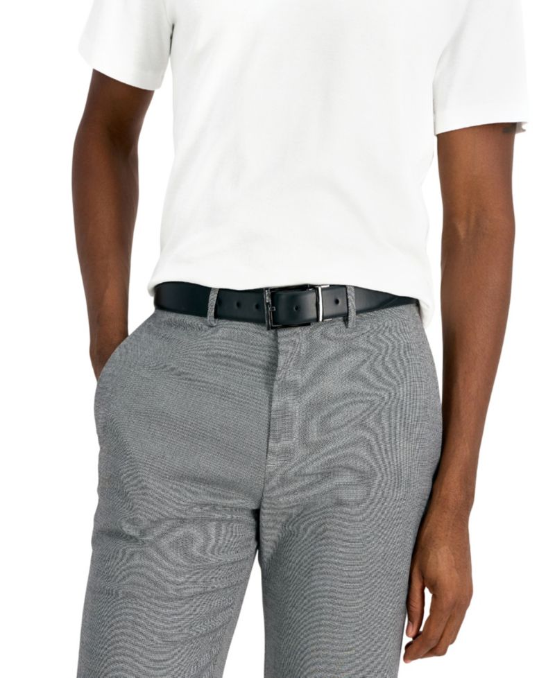 Men's 2-In-1 Reversible Stretch Dress Belt