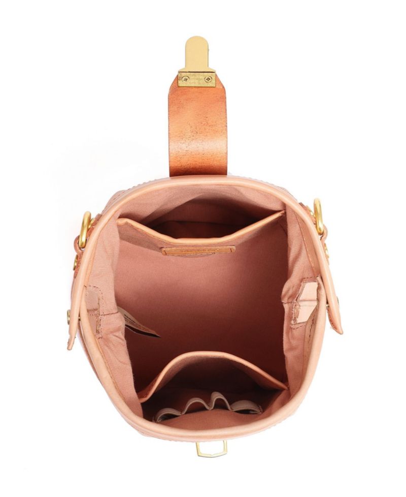 Doctor Mini Leather Bucket Crossbody Bag