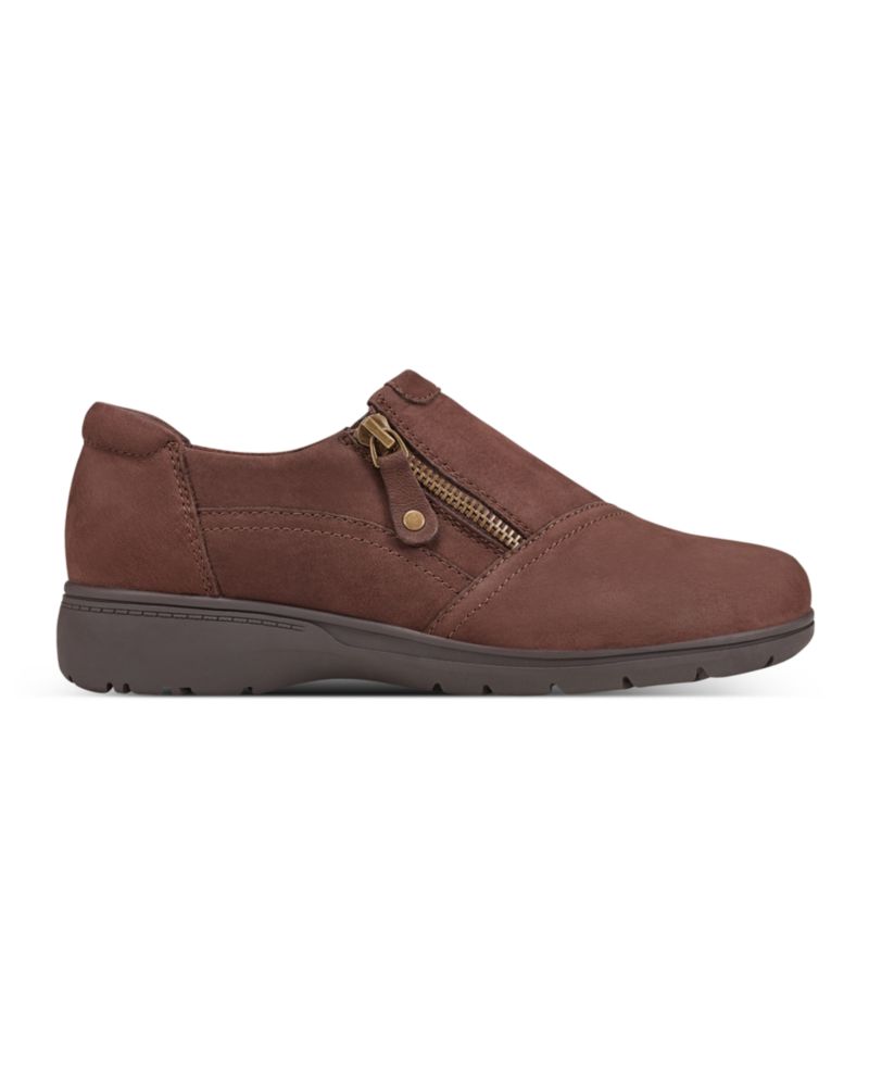 Women's Hallie Leather Side-Zip Shoes