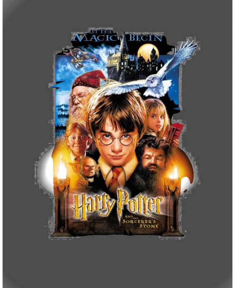 Men's Sorcerer's Stone Movie Poster Relaxed-Fit Graphic T-Shirt