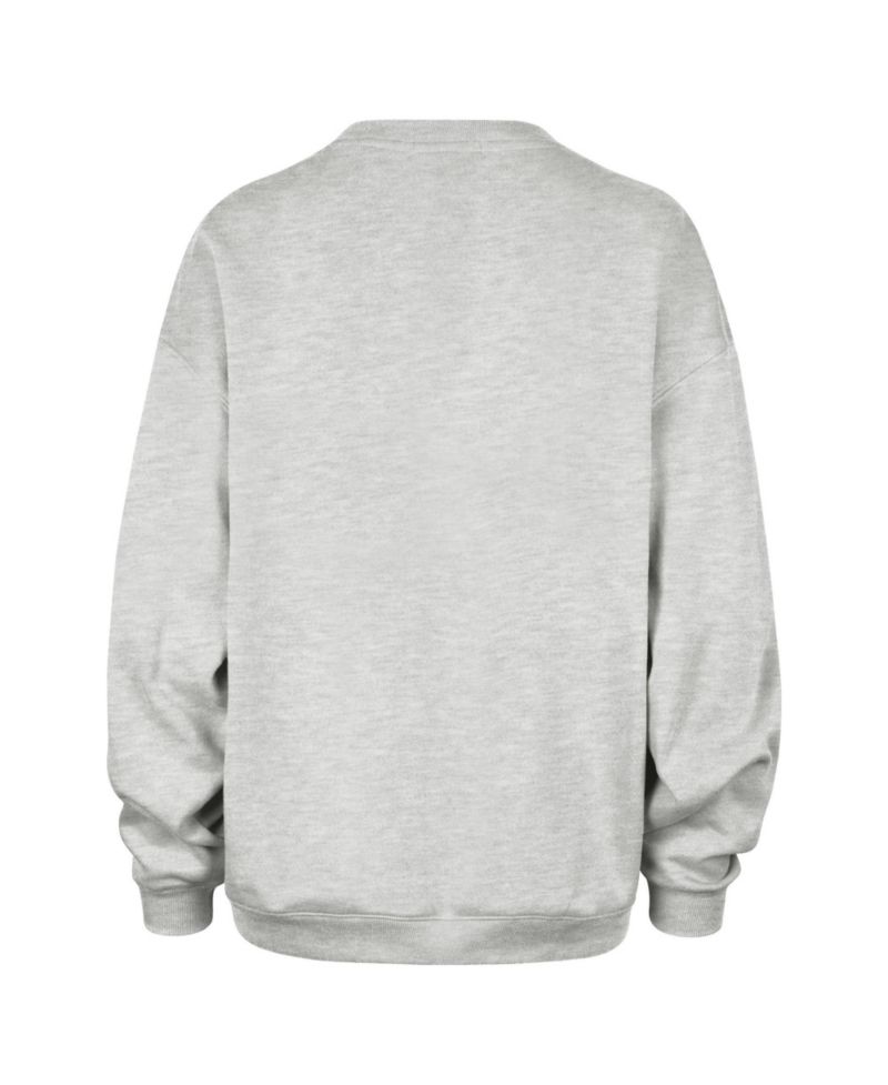 47 Brand Women's Gray Texas Tech Red Raiders Icon Fleece Sweatshirt