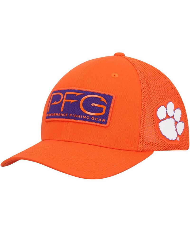 Men's Orange Clemson Tigers PFG Hooks Flex Hat