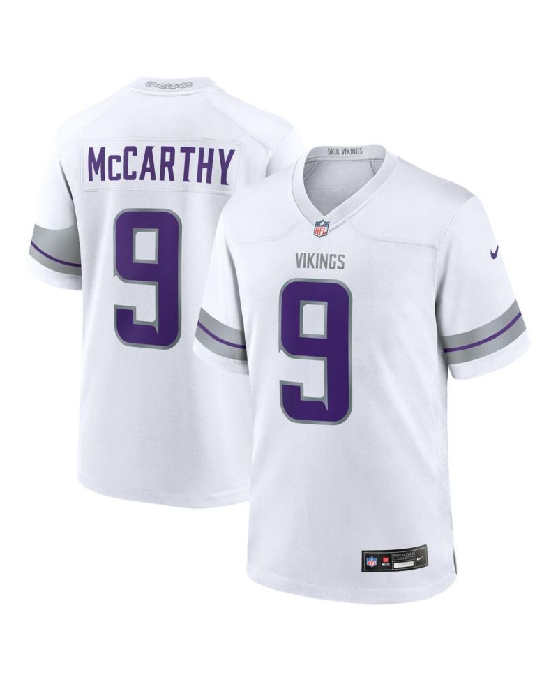 Men's J.J. McCarthy Minnesota Vikings Alternate Game Player Jersey