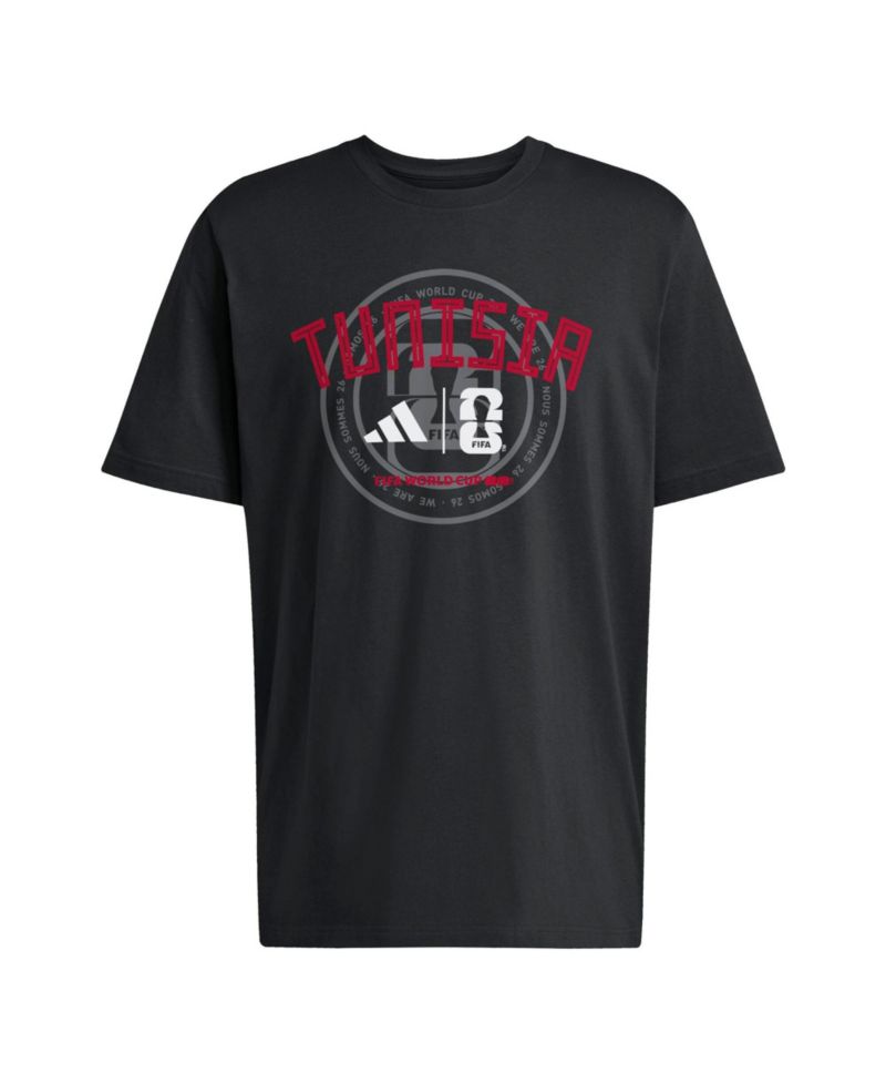 Men's Black Tunisia National Team 2026 FIFA World Cup Qualifier T-Shirt