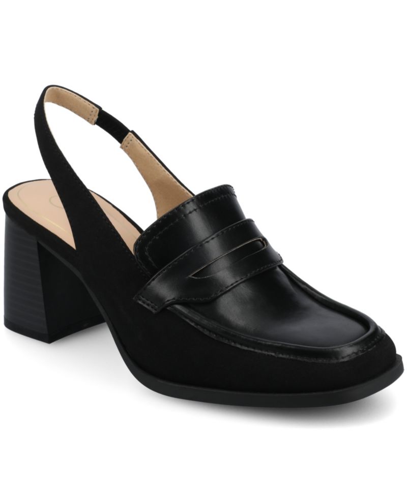 Women's Henrika Block Heel Slingback Tailored Pumps