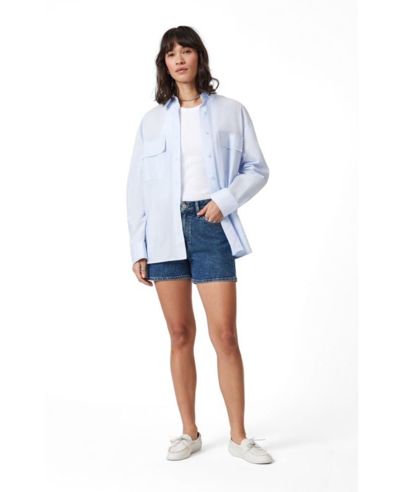 Women's Mavi's Heidi High Rise Relaxed Short In Dark Shaded 90'S