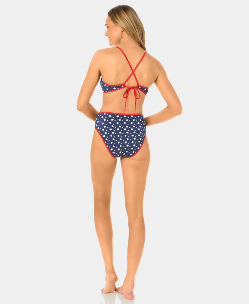 Women's Starstruck Mini Rib Ring Swim Bikini Top