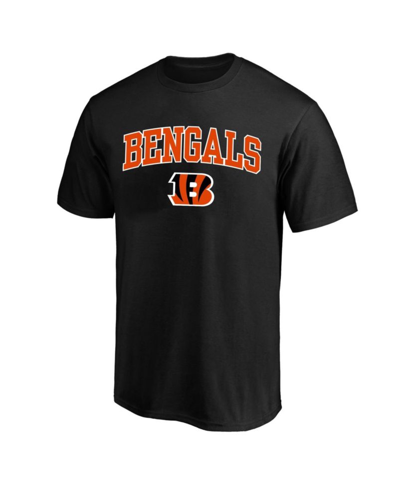 Men's Black Cincinnati Bengals Big & Tall Arch Logo T-Shirt