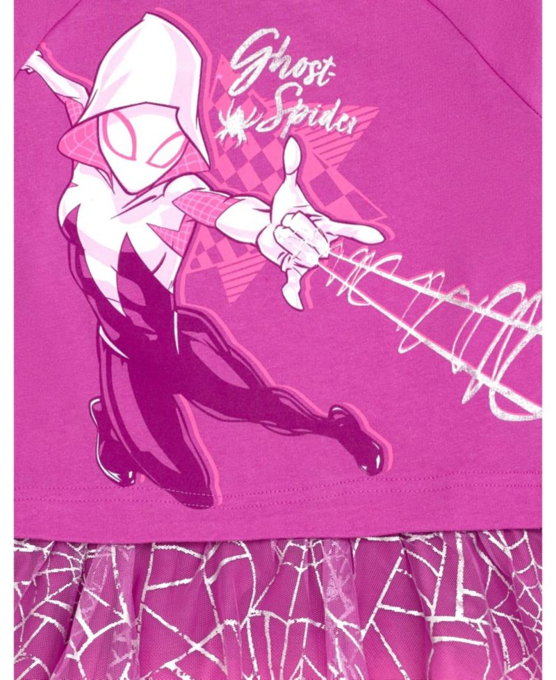 Girls Spider-Gwen Ghost Spider French Terry Dress to