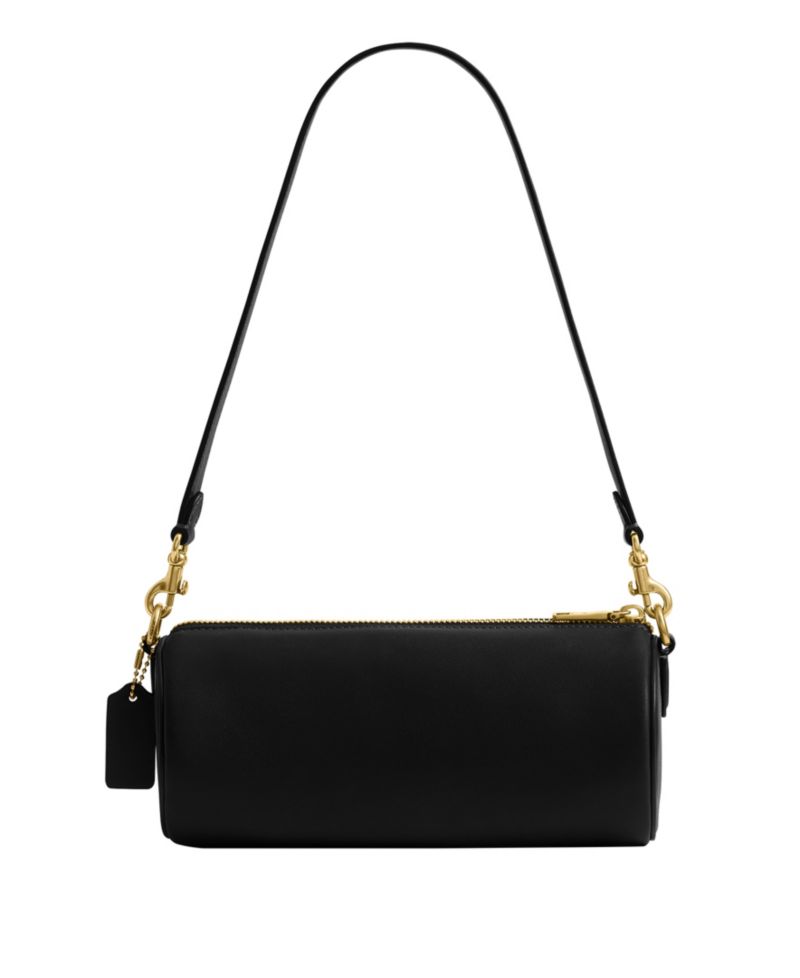 Barrel Small Leather Slim Shoulder Bag