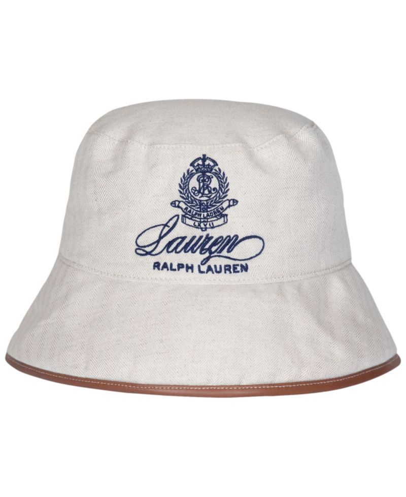 Herringbone Hotel Logo Bucket Hat