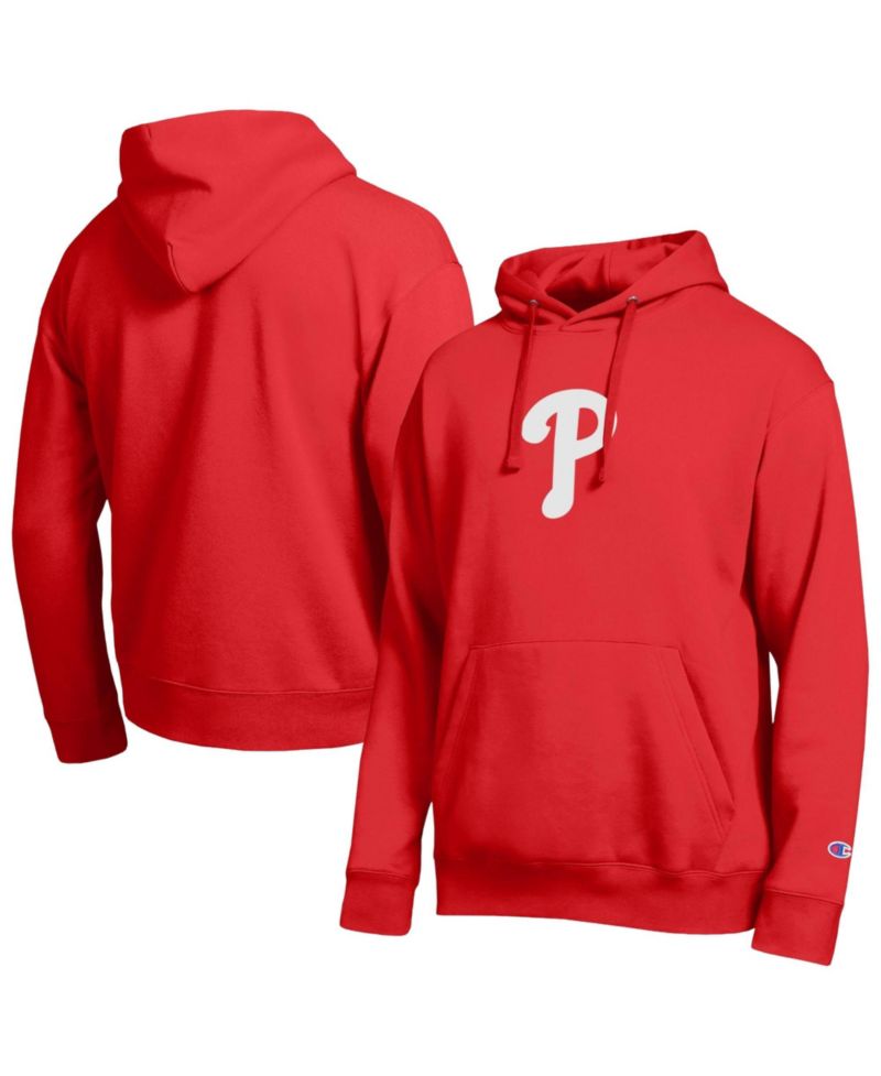 Men's Red Philadelphia Phillies All Star Embroidered Logo Hoodie