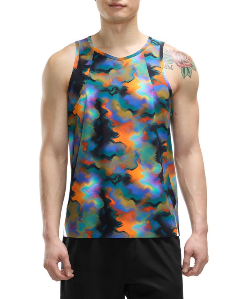 Men's Stride Reflective Crewneck Classic-Fit Singlet