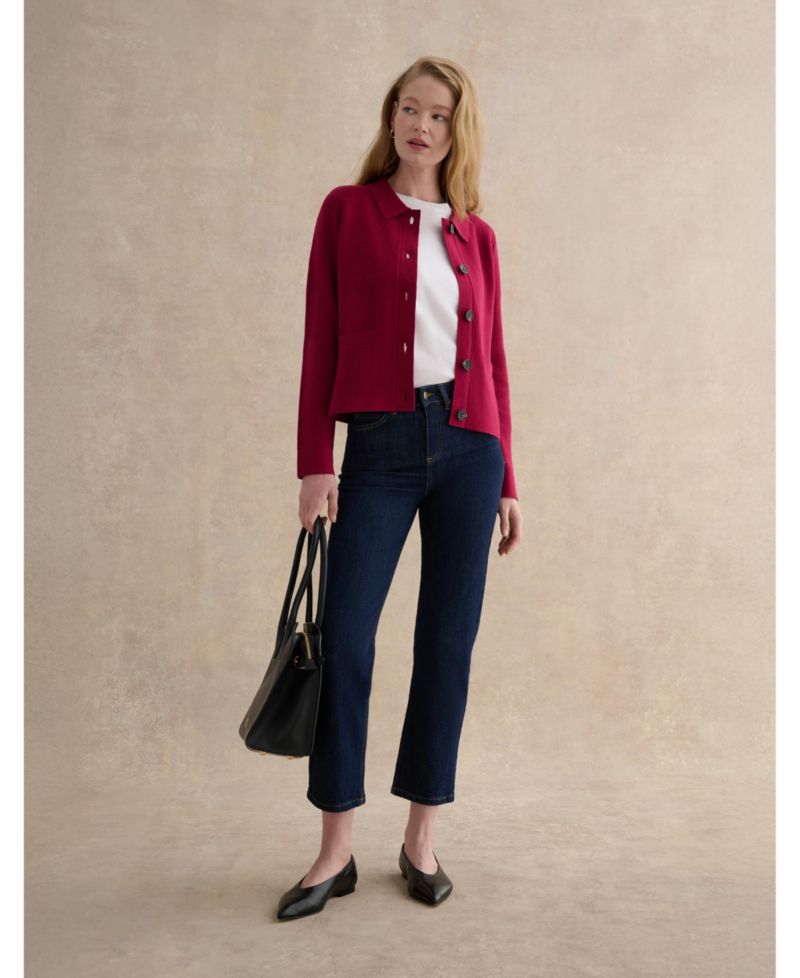 Women's Mia Merino Wool Blend Knitted Cardigan