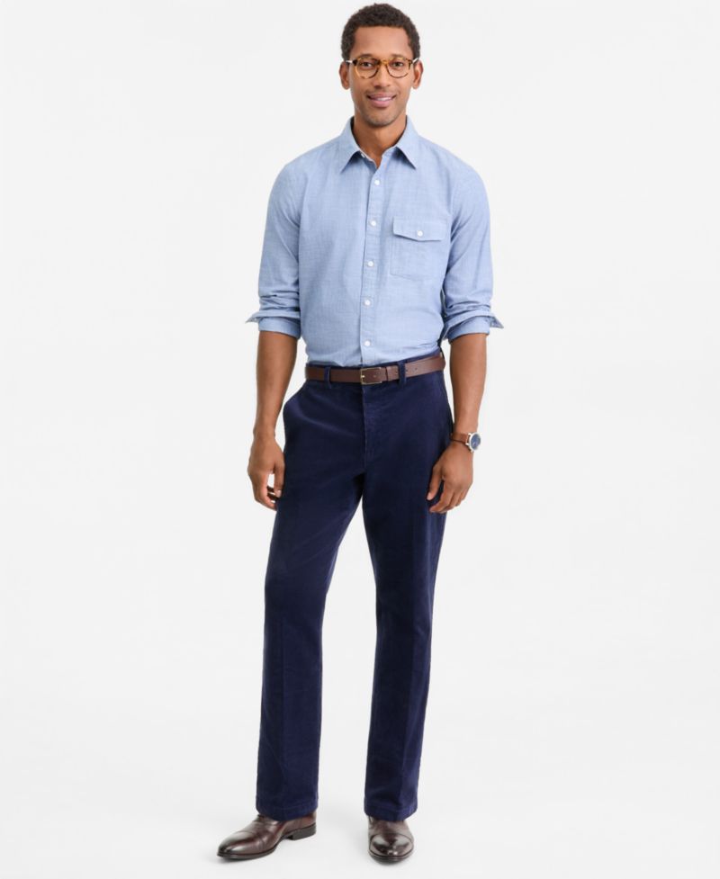 Men's Regular-Fit Corduroy Trousers