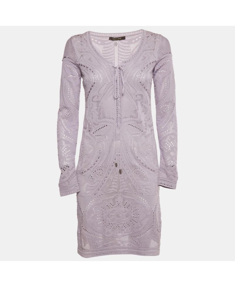 Women's Lavender Knit Mini Dress
