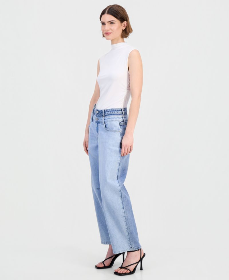 Women's High-Rise Barrel-Leg Jeans