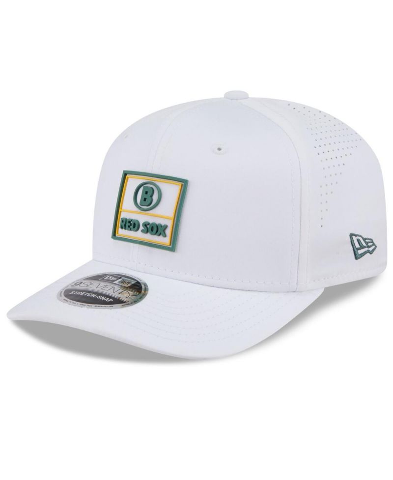 Men's White Boston Red Sox 2025 City Connect Fan Pack 9SEVENTY Adjustable Hat
