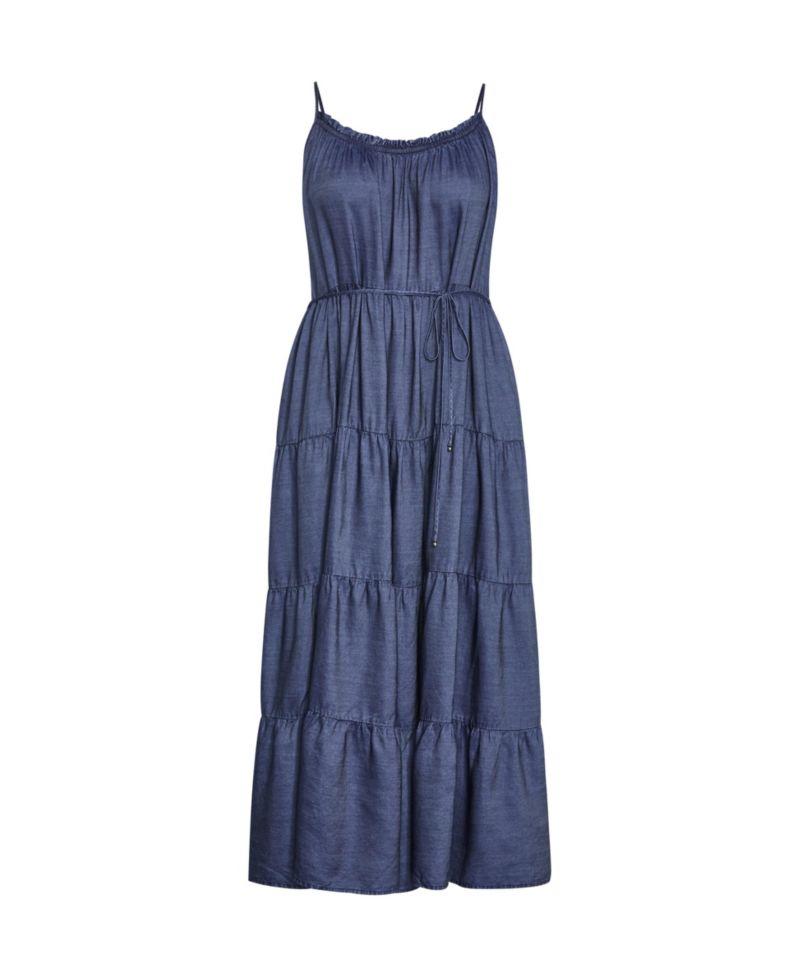 Plus Size Island Tier Maxi Dress