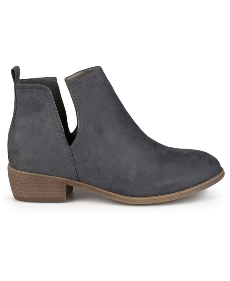 Women's Rimi Notched Ankle Stacked Heel Booties