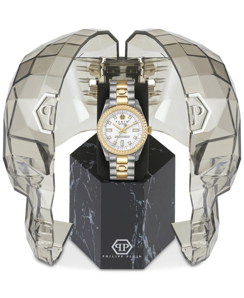 Women's Queen Two-Tone Stainless Steel Bracelet Watch 36mm