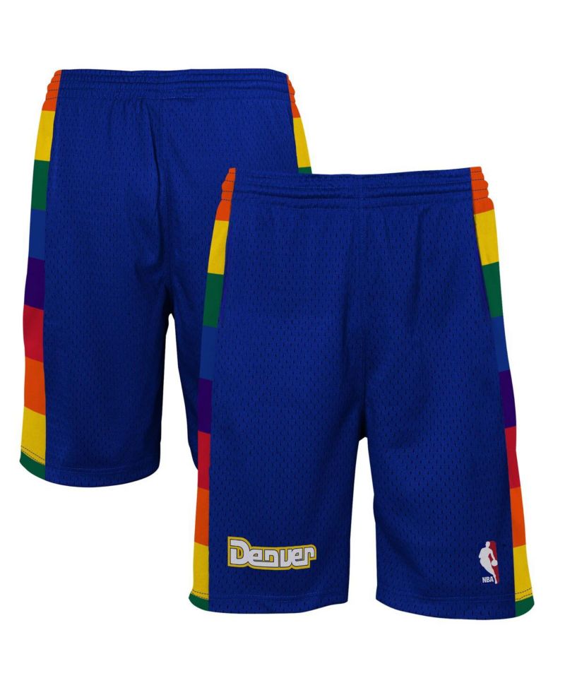 Big Boys and Girls Blue Denver Nuggets Swingman Shorts