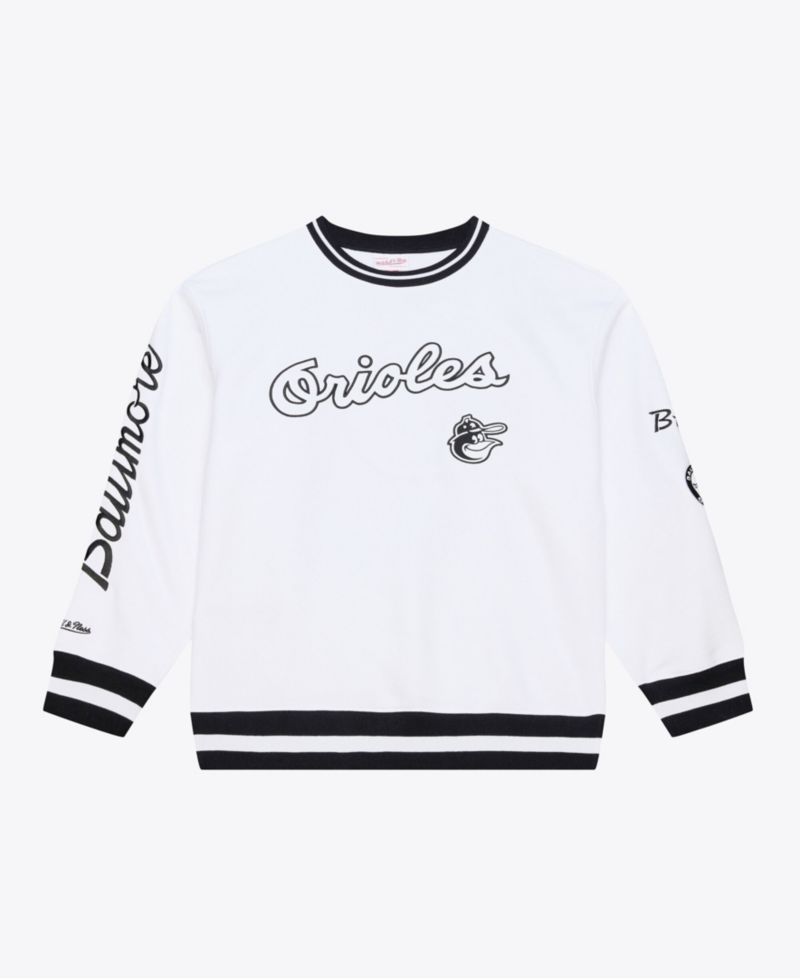 Men's White Baltimore Orioles Arctic Fleece Sweatshirt