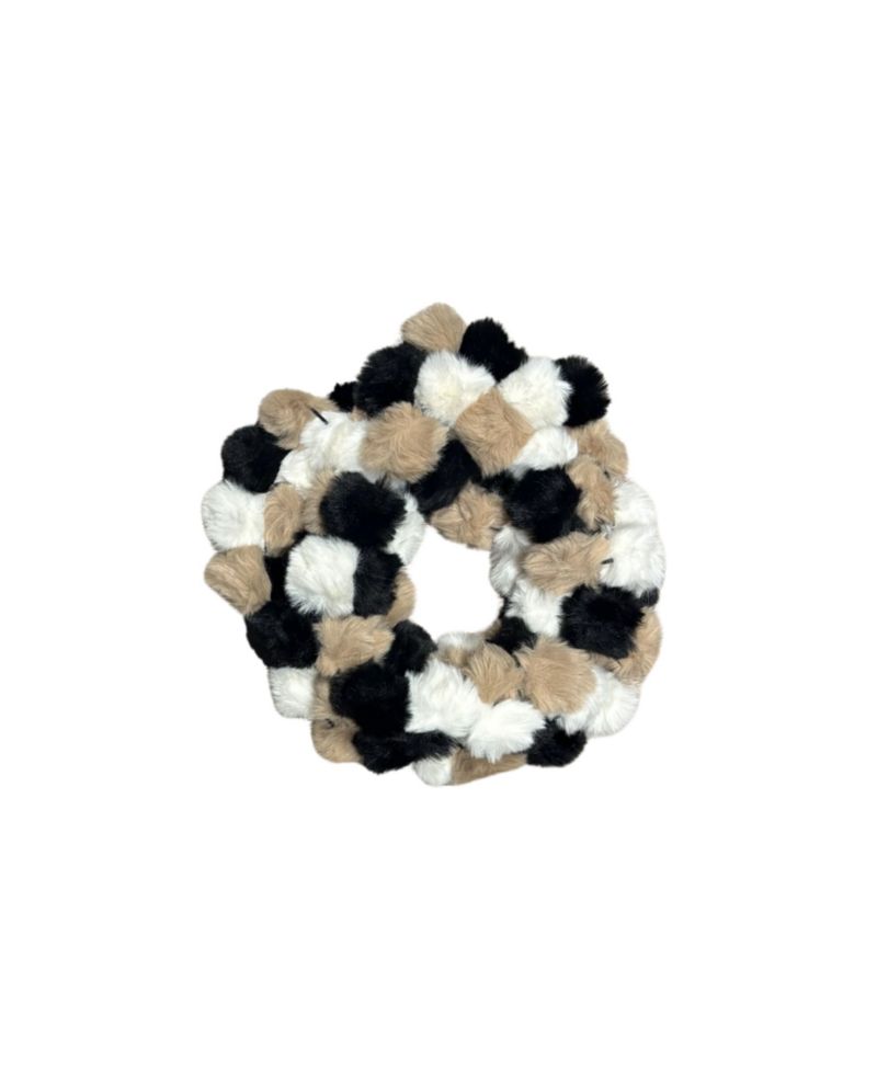 Infinity Pom Loop Scarf