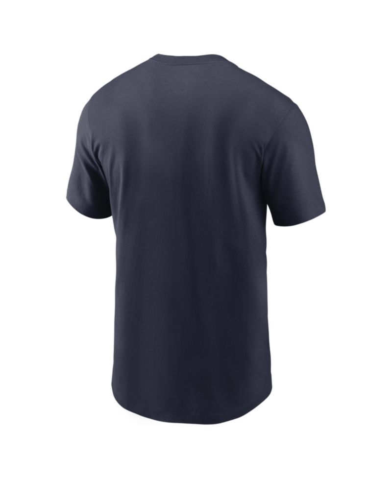 Men's Navy New York Giants Rewind Team Spirit Essential Cotton T-Shirt